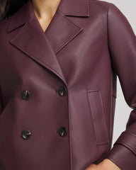 Chico's - Faux Leather Trench Coat