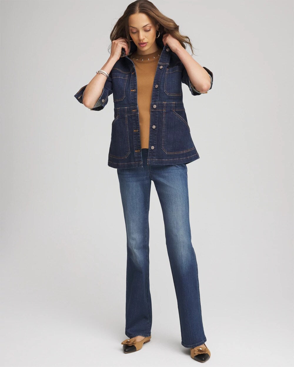 Chico's - Denim Field Jacket