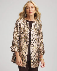 Chico's - Travelers™ Collection Animal Jacquard Jacket