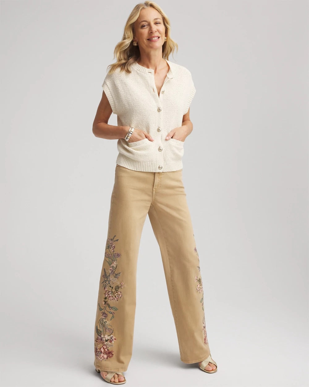 Chico's - Button-Up Sweater Vest