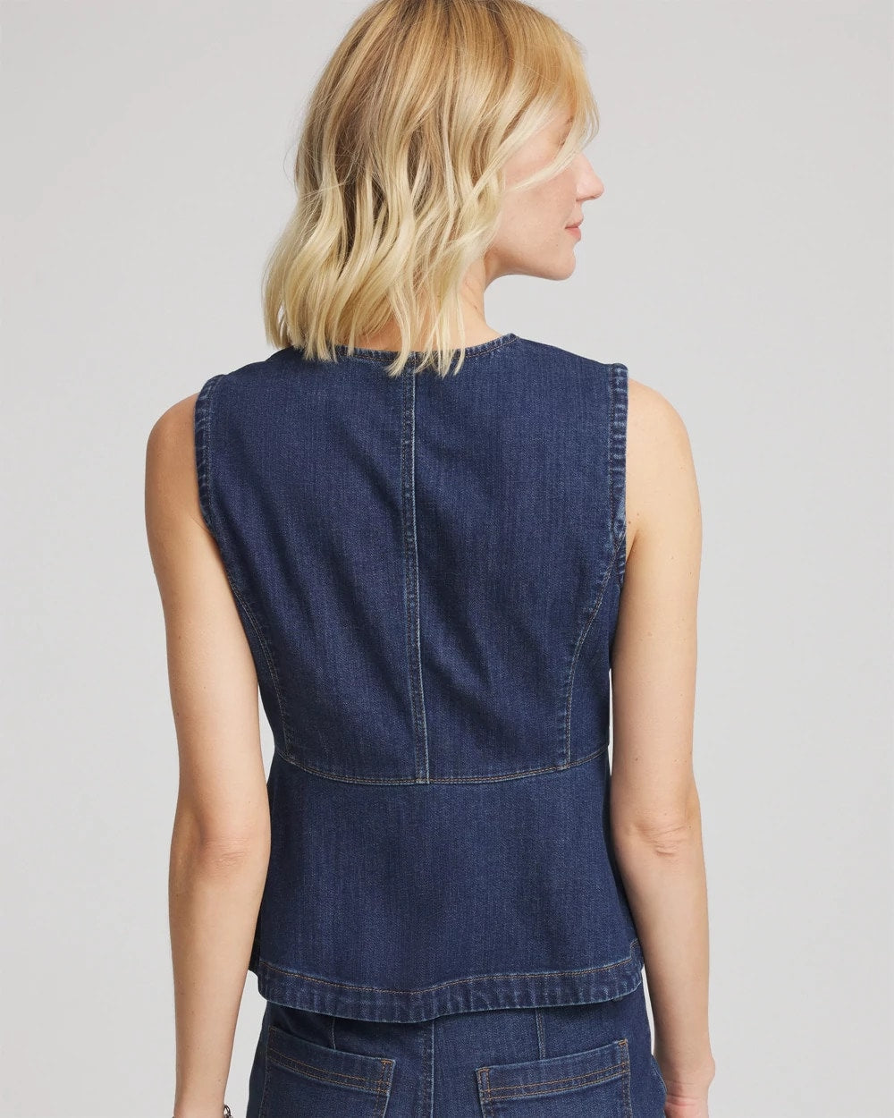 Chico's - Sleeveless Denim Vest