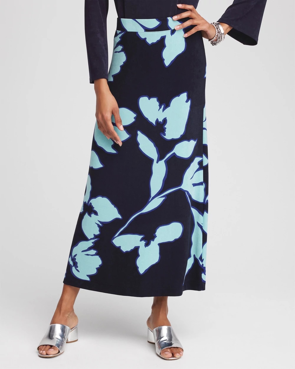 Chico's - Travelers™ Midi A-line Skirt