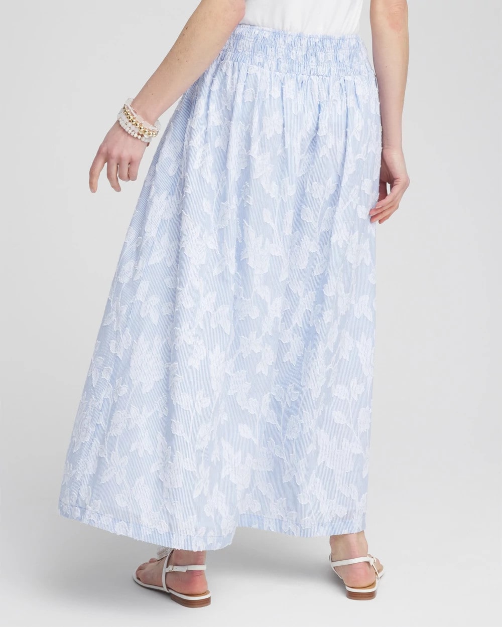 Chico's - Floral Jacquard Maxi Skirt