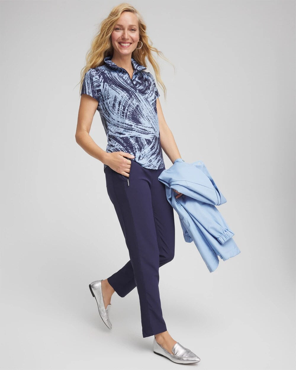 Chico's - Zenergy® UPF Rib Mix Ankle Pants