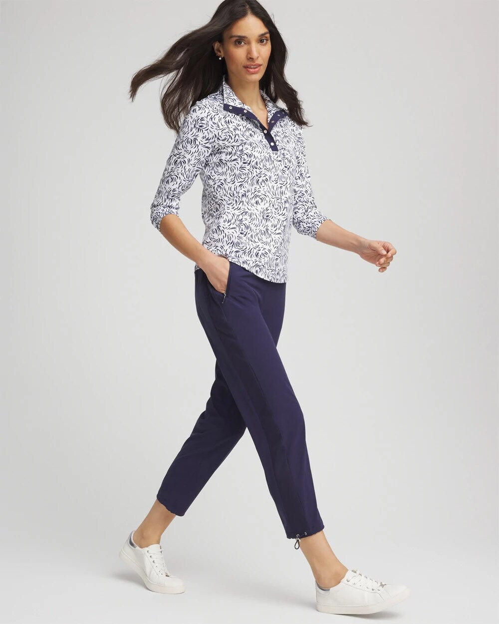 Chico's - Zenergy® UPF Rib Mix Cropped Pants