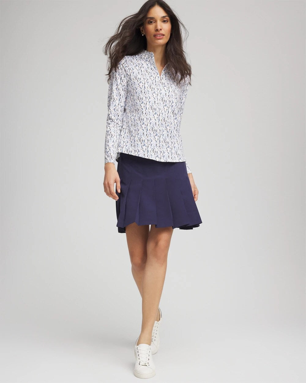 Chico's - Zenergy® UPF Rice Ruffle Top