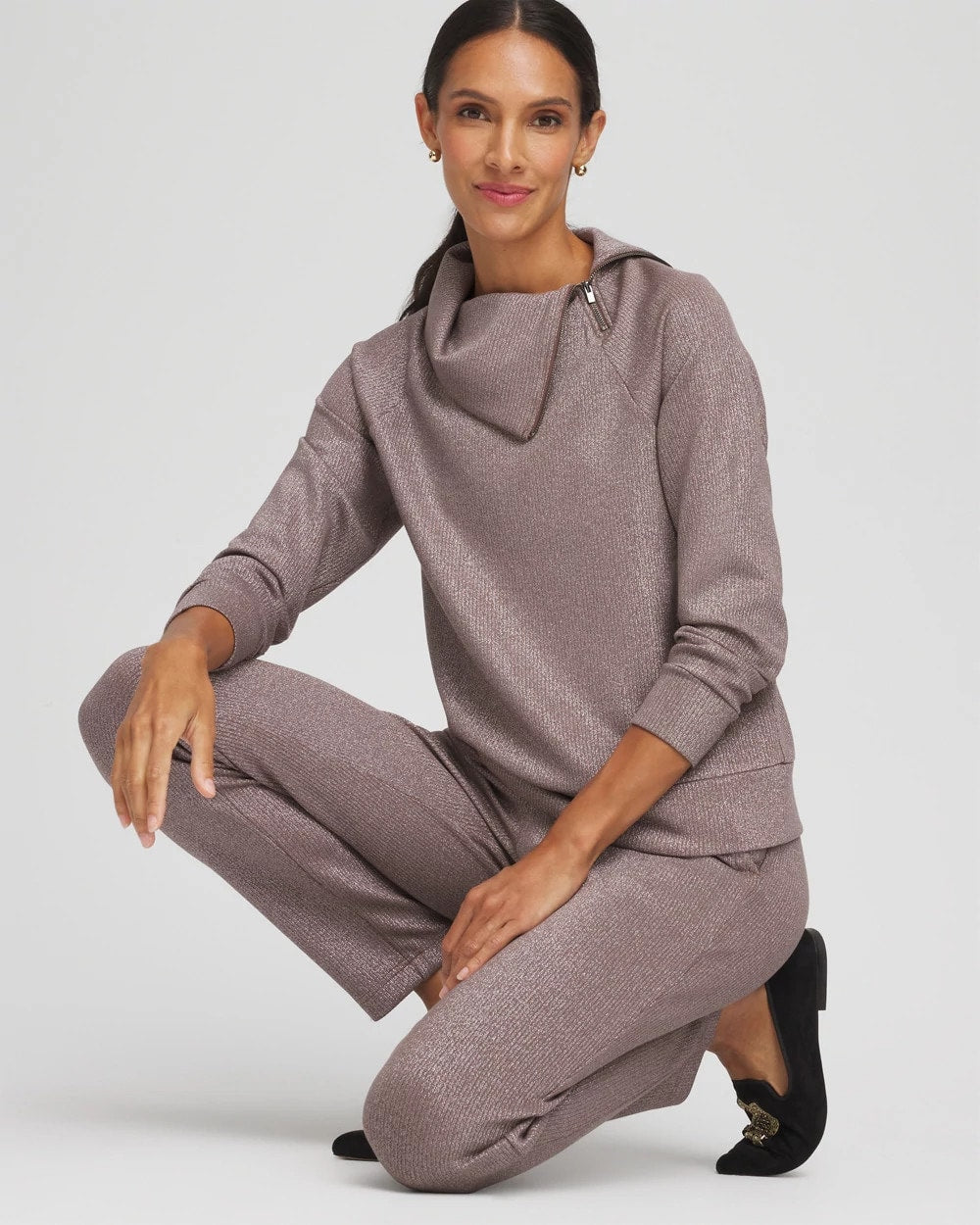 Chico's - Zenergy® Sparkle Popover Top