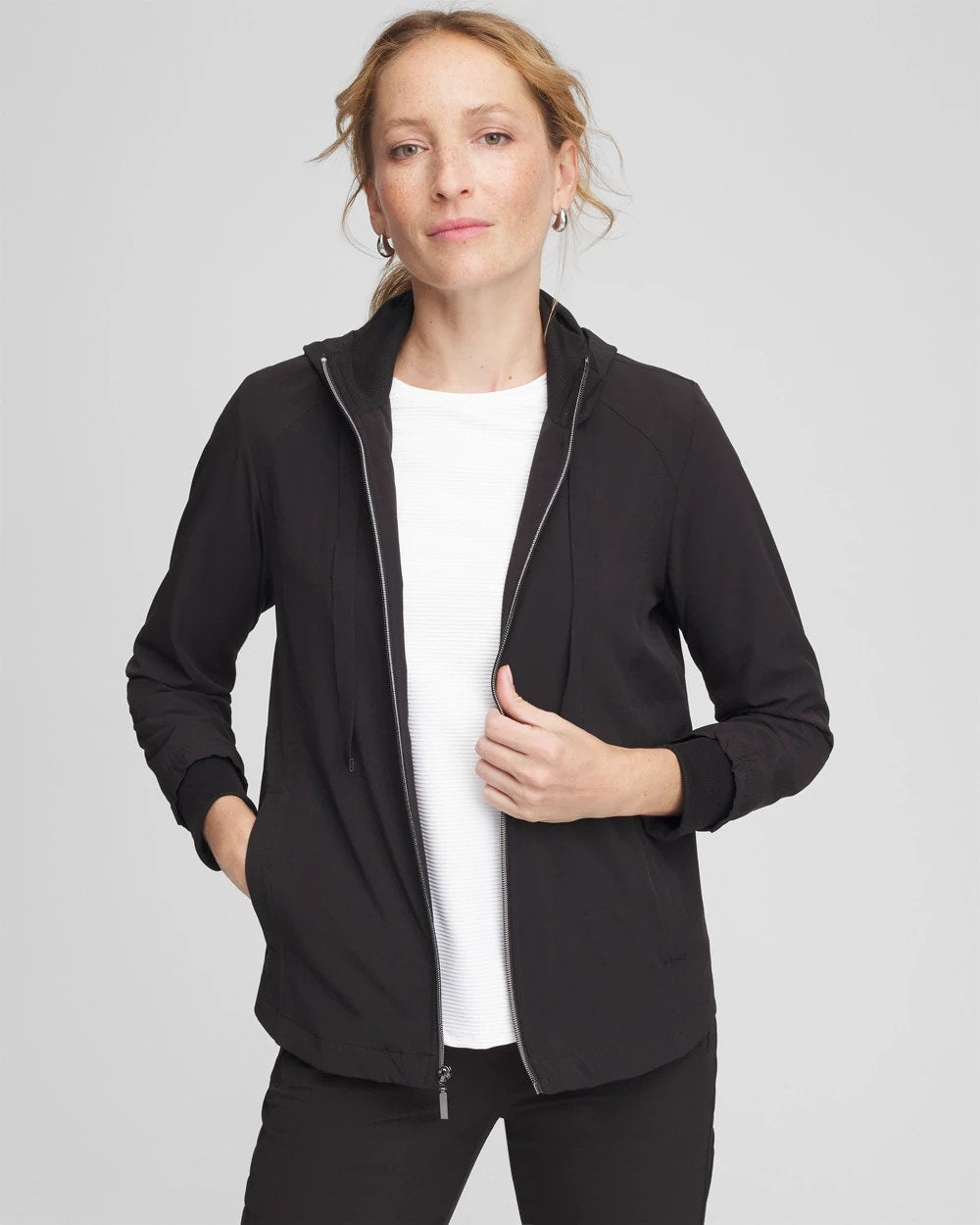 Chico's - Zenergy® UPF Rib Mix Jacket