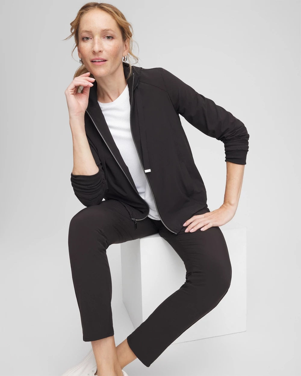 Chico's - Zenergy® UPF Rib Mix Jacket