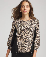 Chico's - Zenergy® Animal-Print Bungee Top