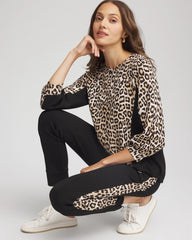 Chico's - Zenergy® Animal-Print Bungee Top