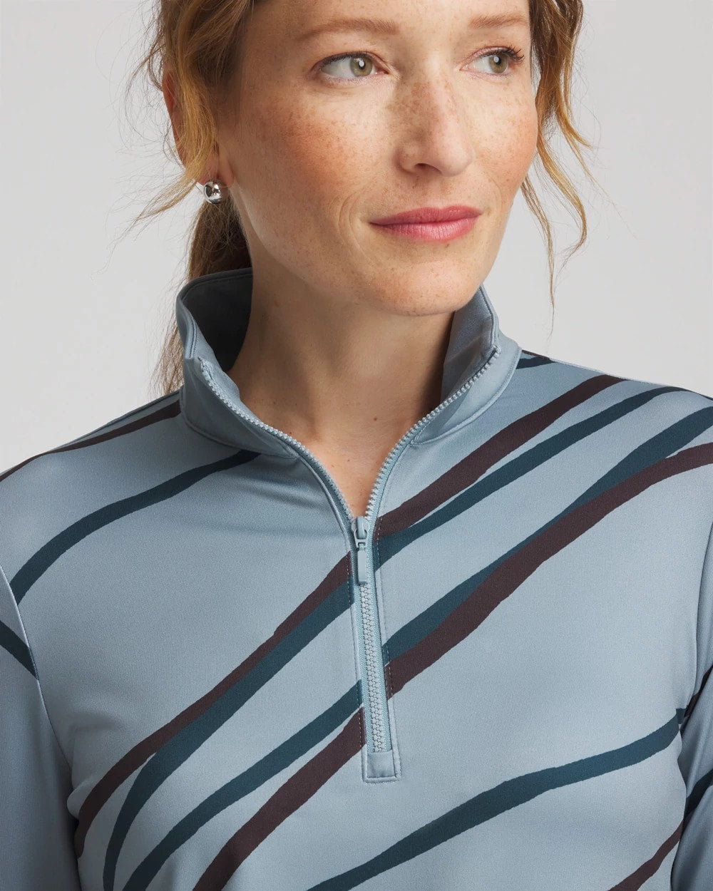 Chico's - Zenergy® UPF Morocco Zip-Front Pullover