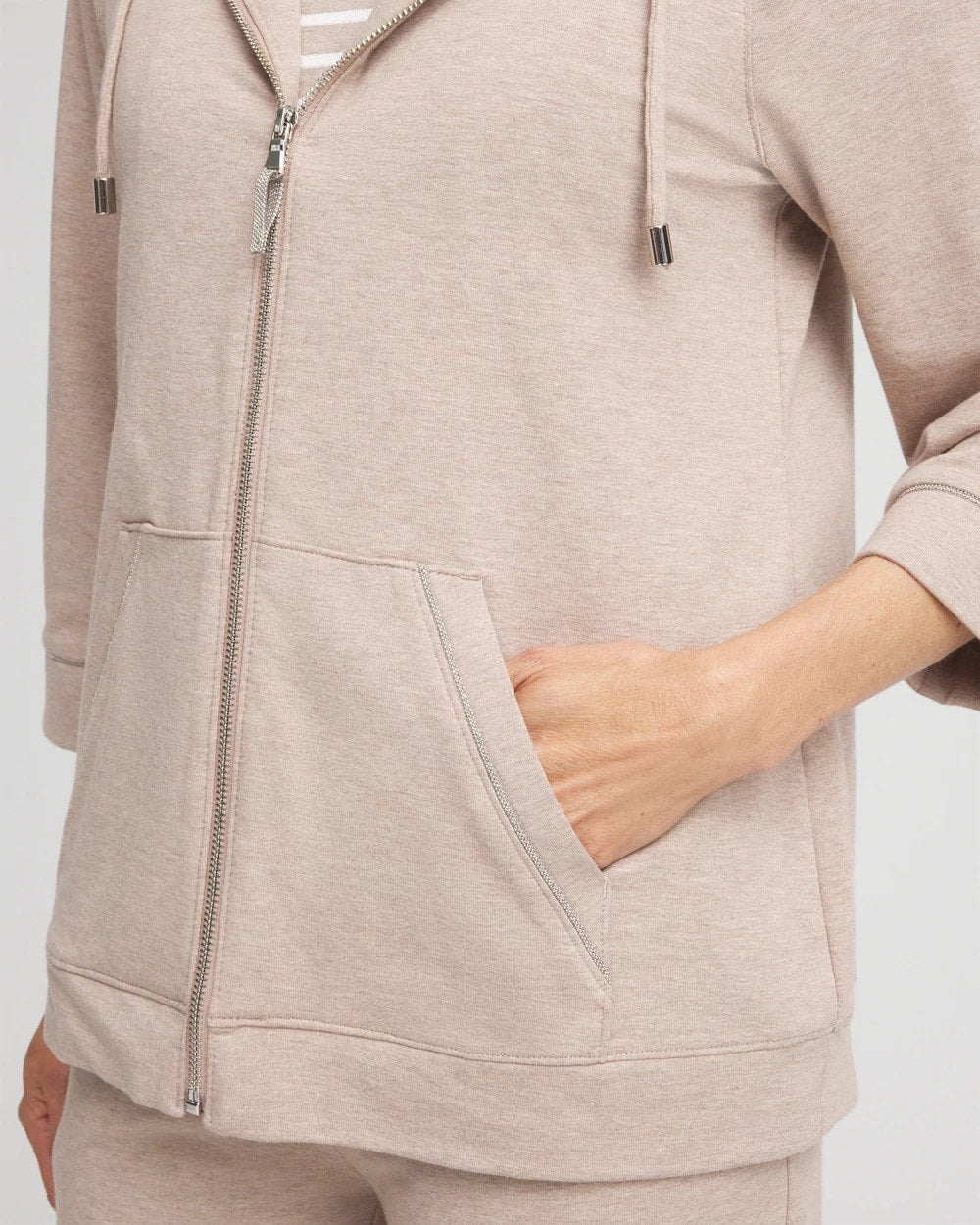 Chico's - Zenergy® French Terry Full-Zip Jacket