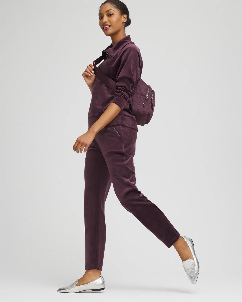 Chico's - Zenergy® Velour Tapered Ankle Pants