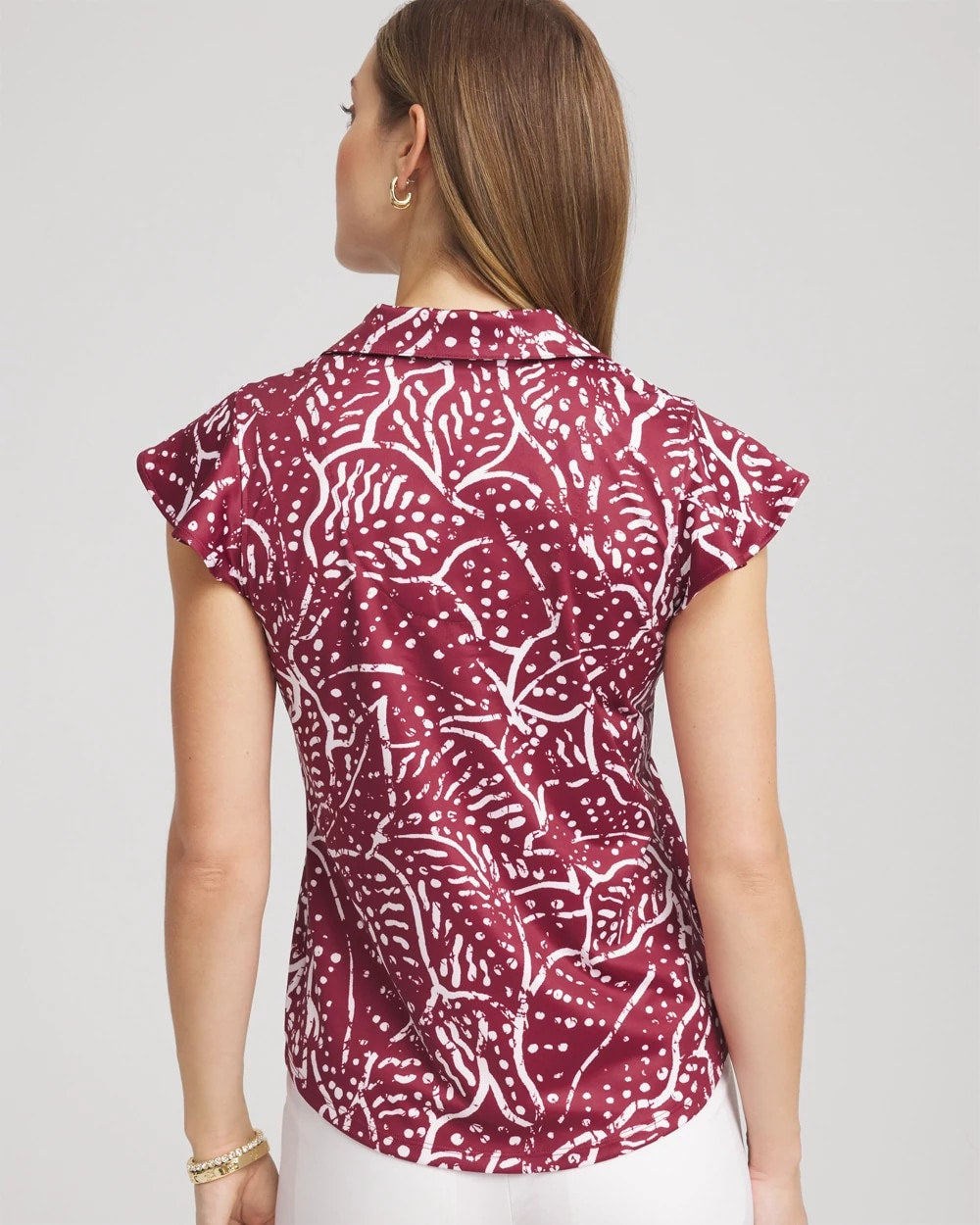 Chico's - Zenergy® UPF Printed Polo Top