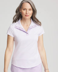 Chico's - Zenergy® Striped UPF Short-Sleeve Top
