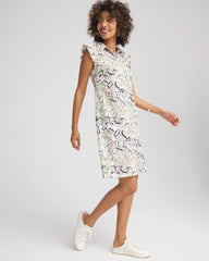 Chico's - Zenergy® UPF Knit Floral Polo Dress