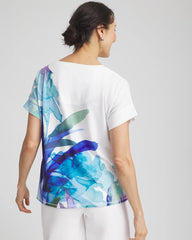 Chico's - Zenergy® Floral Scoop Neck Tee