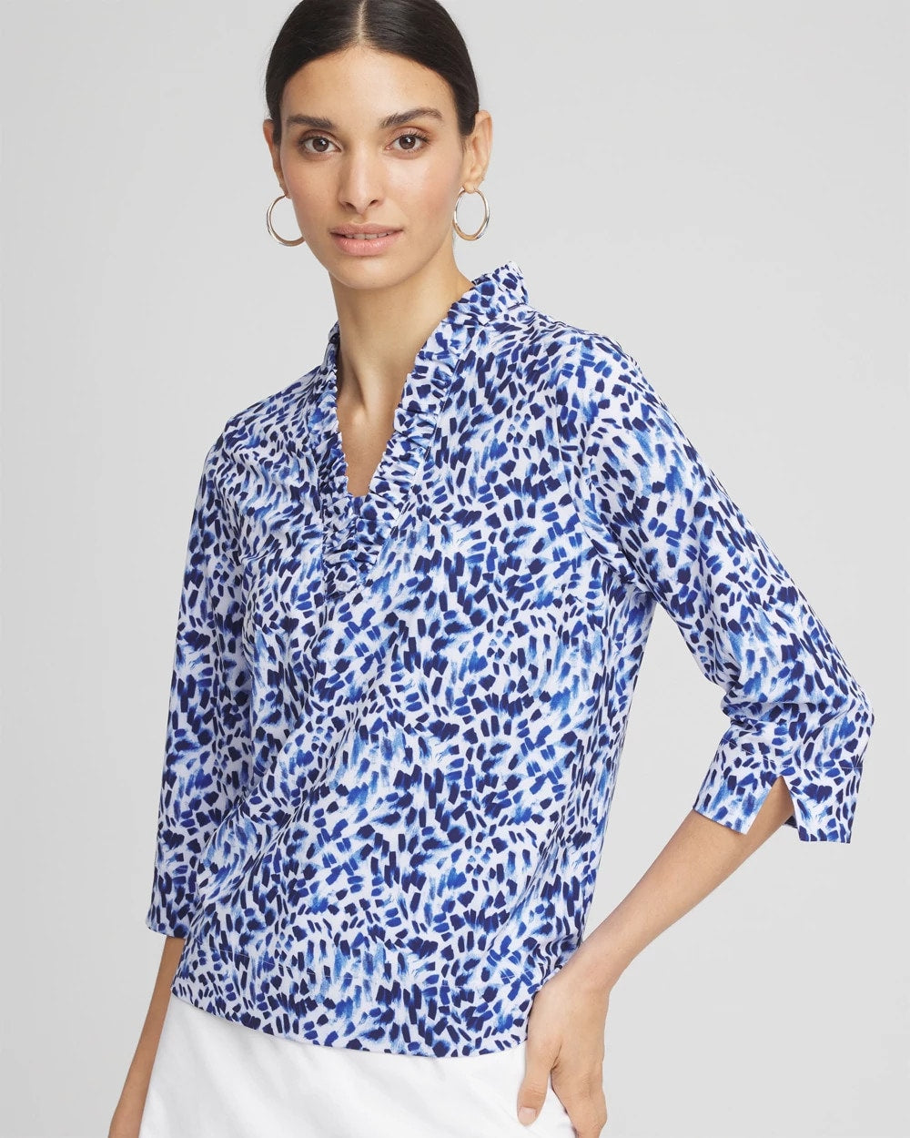 Chico's - Zenergy® UPF V-Neck Ruffle Top