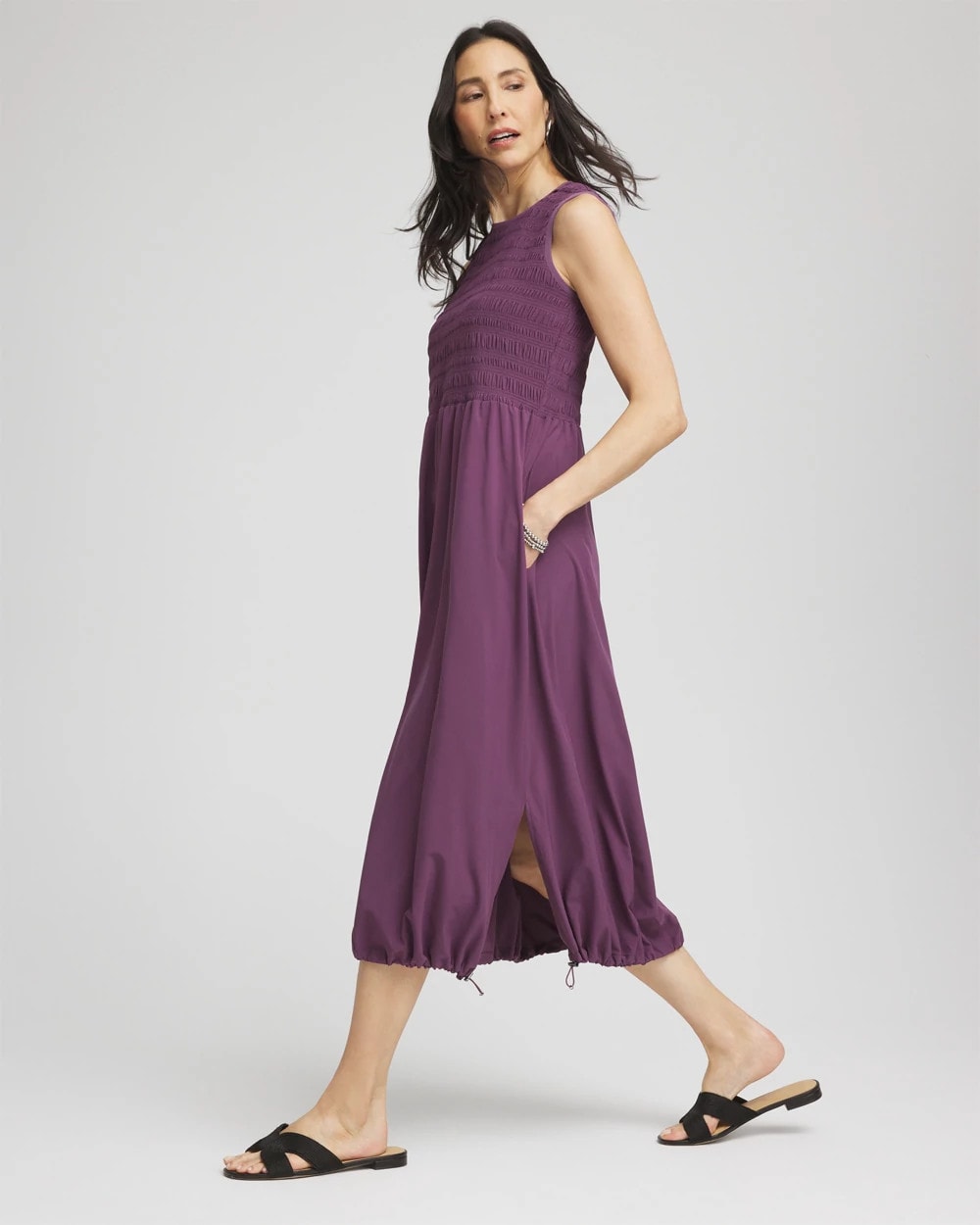 Chico's - Zenergy® UPF Smocked Midi Dress