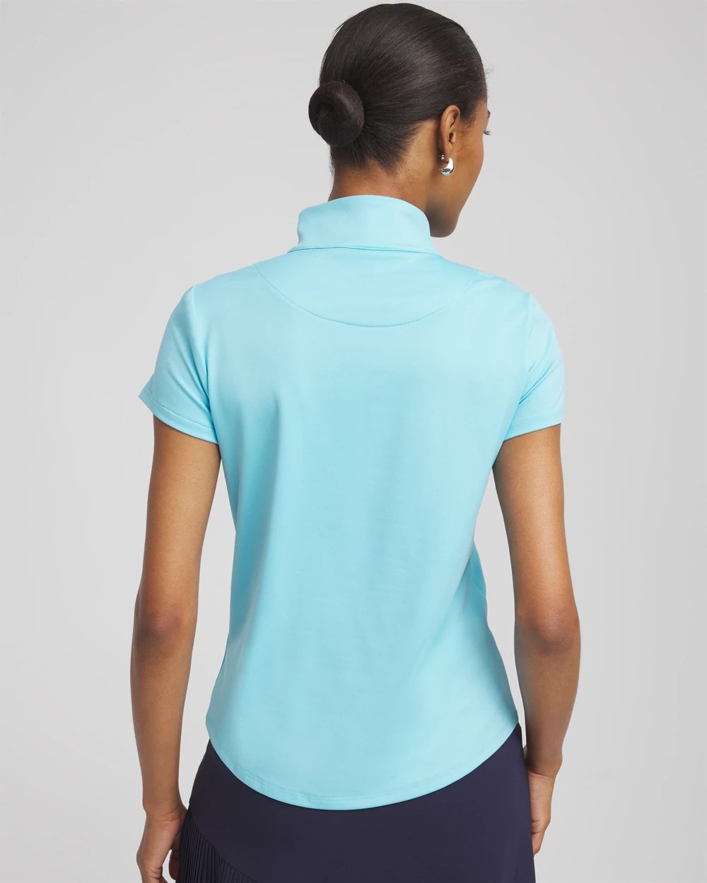 Chico's - Zenergy® UPF Mockneck Short-Sleeve Top