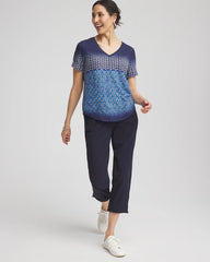 Chico's - Zenergy® Graphic Ombre V-Neck Tee