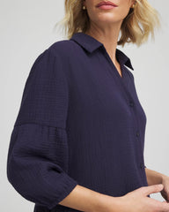 Chico's - Woven Tiered Swim Cover-Up Dress