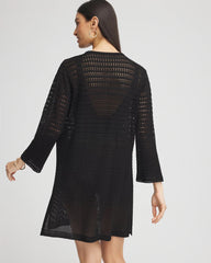 Chico's - Chico's Tie-Front Beach Swimsuit Cover-Up