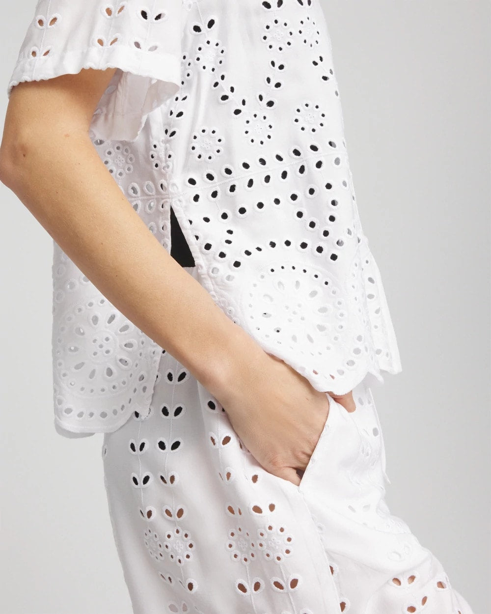 Chico's - Swimsuit Cover-Up Short and Shirt Set