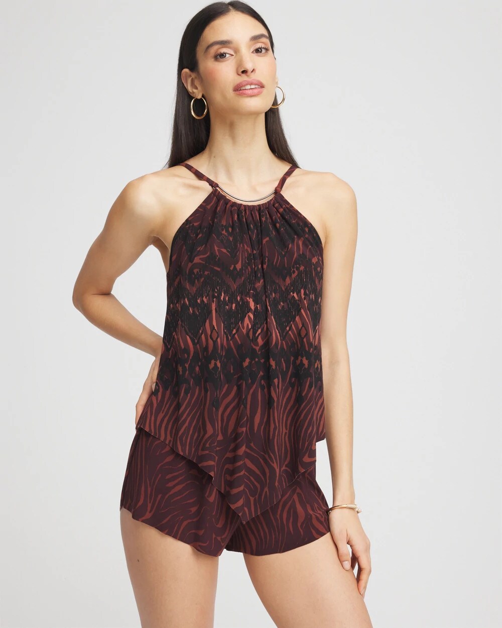 Chico's - Magicsuit® Goldie Zabra Romper