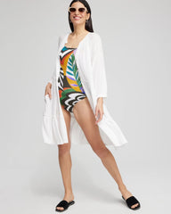 Chico's - Button Front Swim Coverup