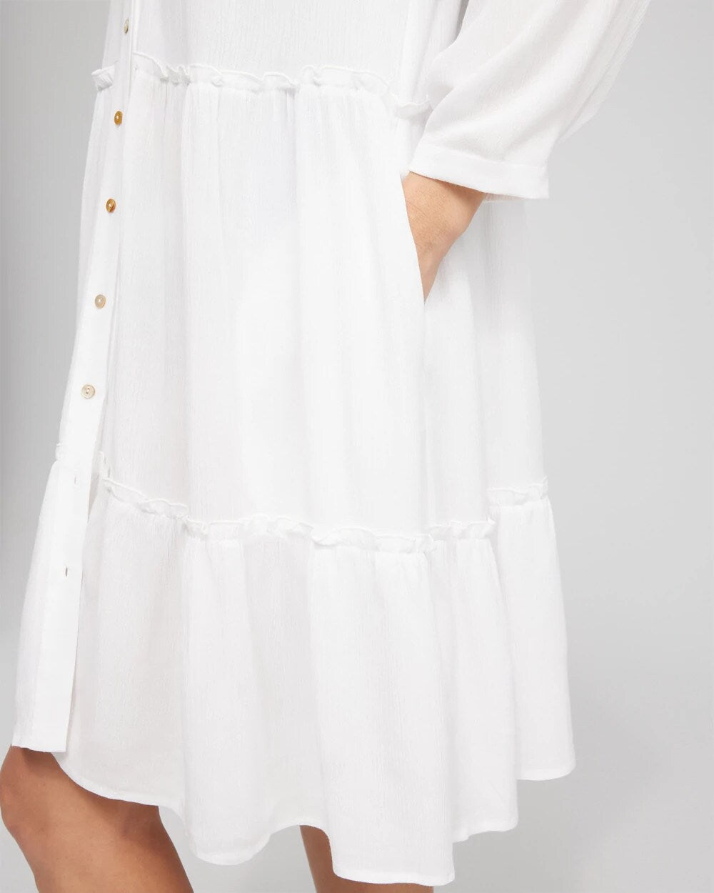 Chico's - Button Front Swim Coverup