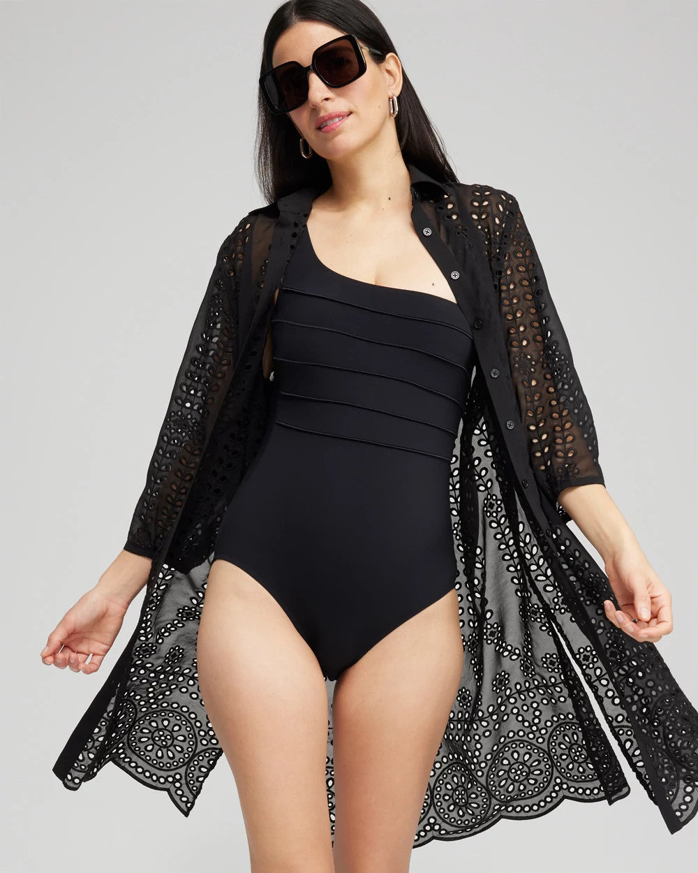 Chico's - Shirt Dress Swim Coverup