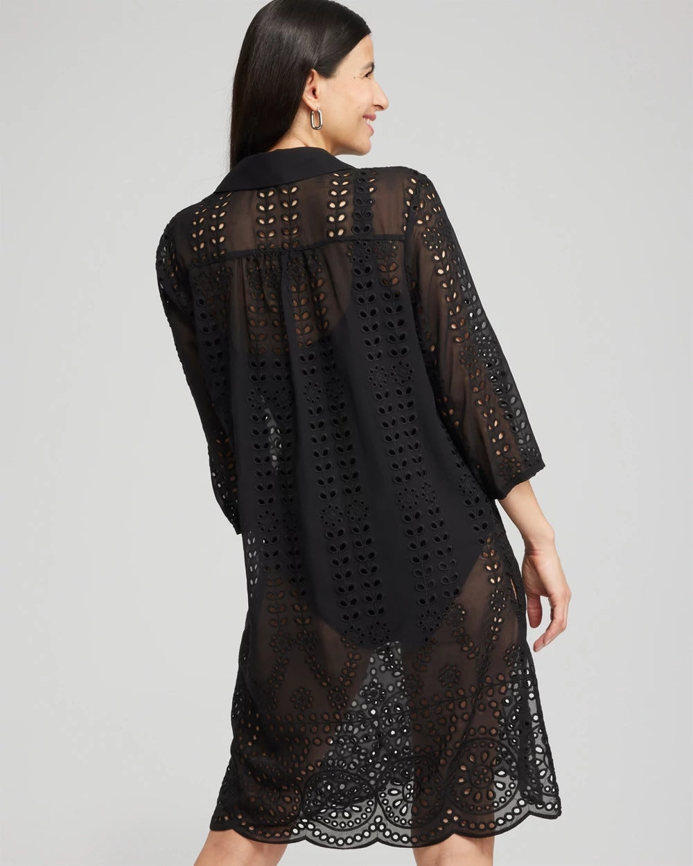 Chico's - Shirt Dress Swim Coverup
