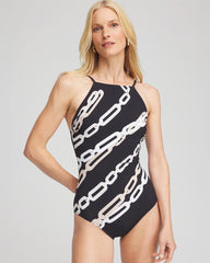 Chico's - Gottex High Neck Halter Top Swimsuit