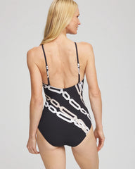 Chico's - Gottex High Neck Halter Top Swimsuit