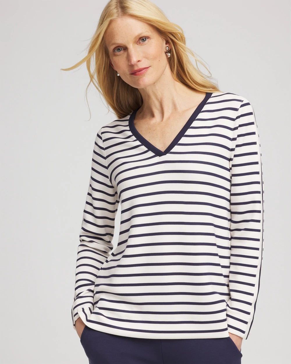 Chico's - Zenergy® Soft Striped Top