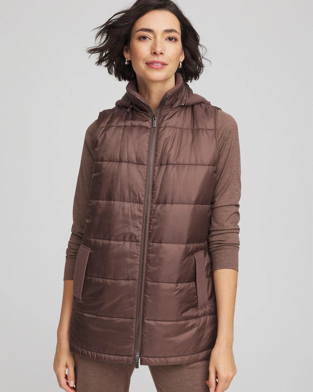 Chico's - Zenergy® Quilted Hooded Vest