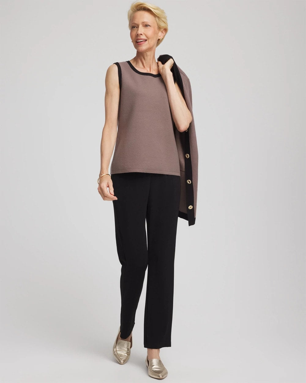 Chico's - Travelers™ Tipped Sweater Tank