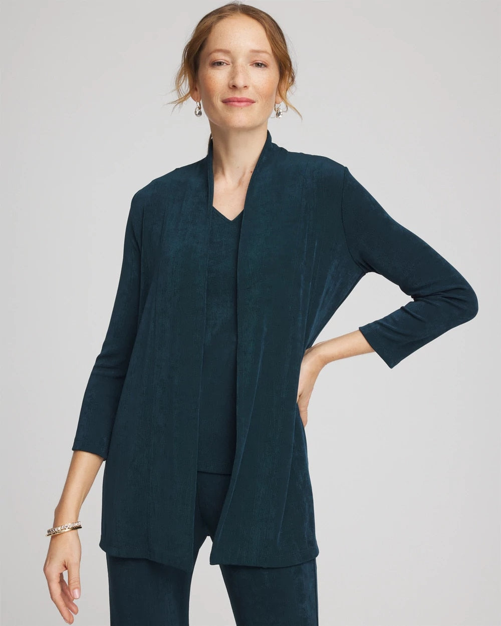 Chico's - Travelers™ Long Knit Jacket