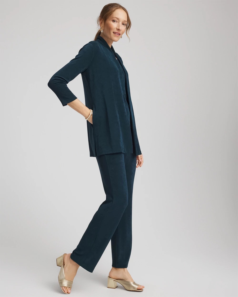 Chico's - Travelers™ Long Knit Jacket