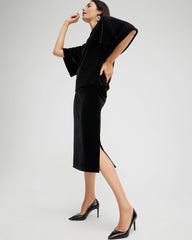 Chico's - Travelers™ Velvet Midi Skirt