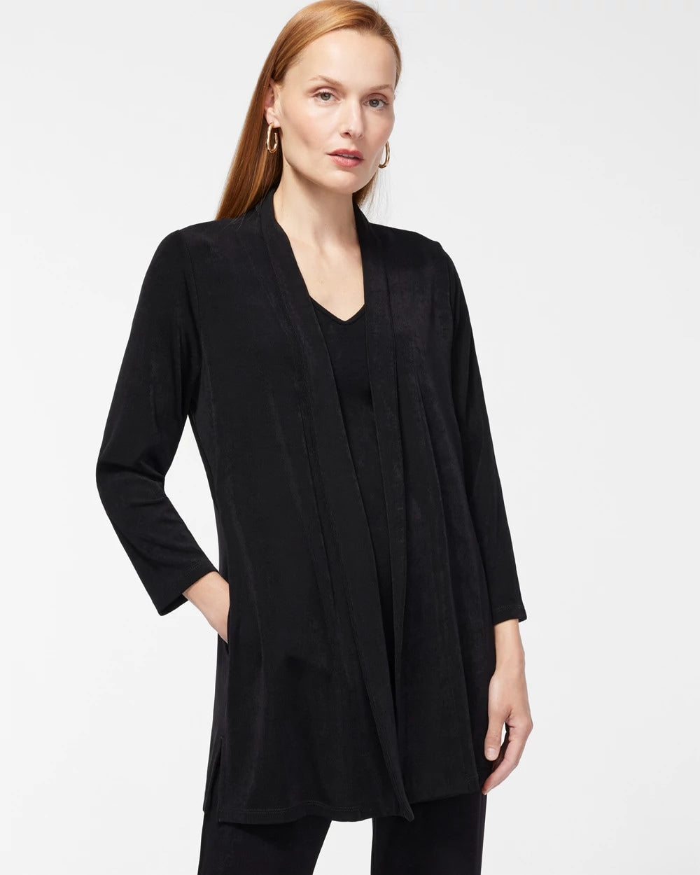 Chico's - Travelers™ Classic Long Knit Jacket