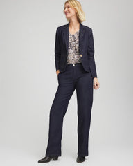 Chico's - Denim Peplum Blazer