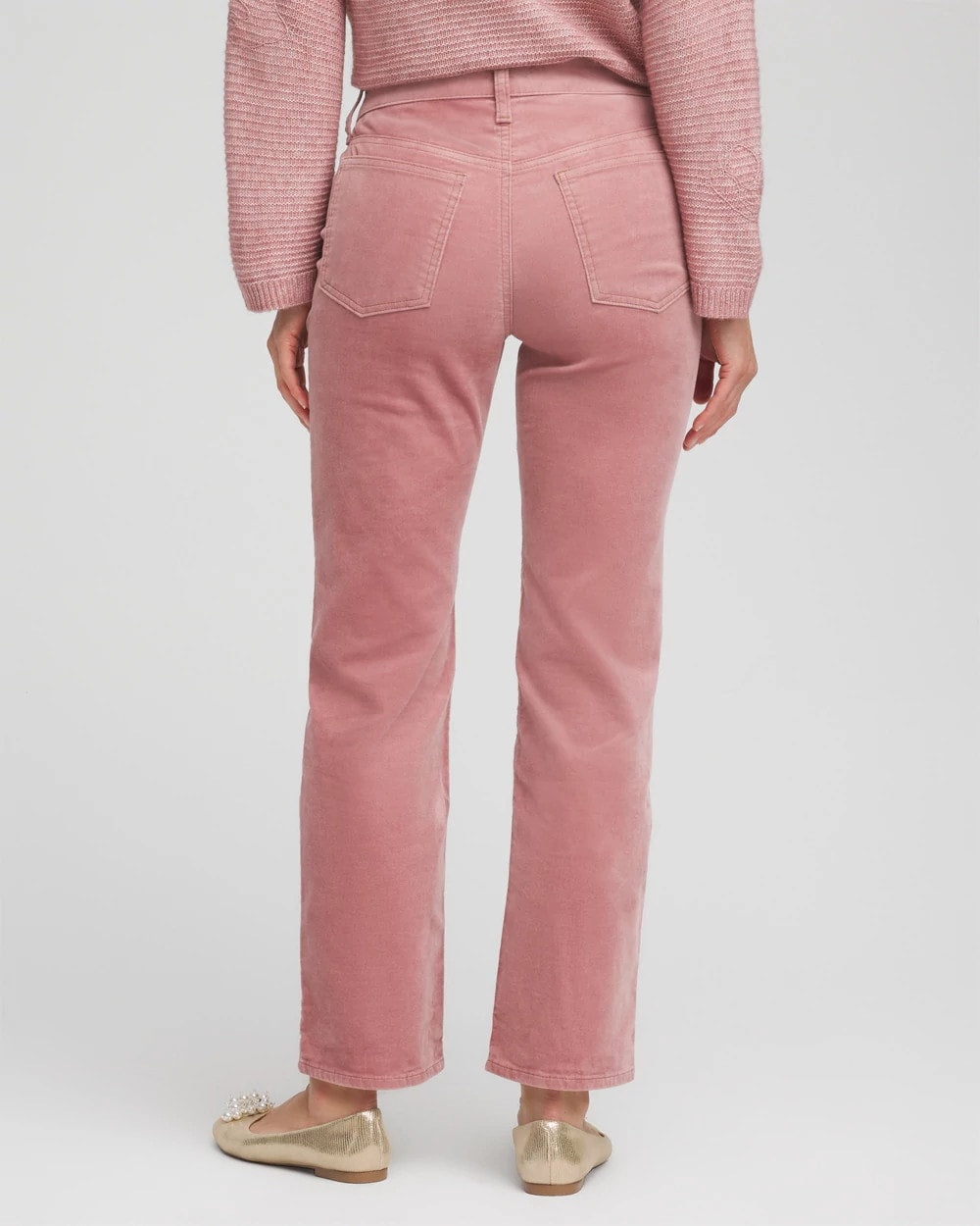Chico's - Velveteen Pull-On Flared Jeans