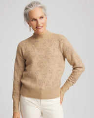 Chico's - Jacquard Mockneck Pullover