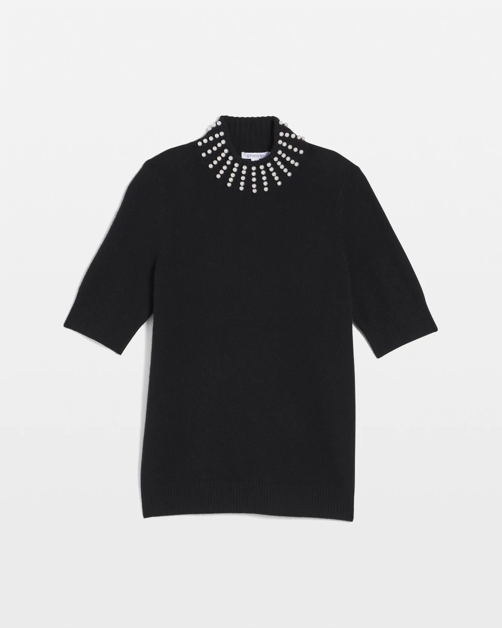 Chico's - Cashmere Pearl Mockneck Sweater