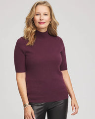 Chico's - Cashmere Elbow-Sleeve Sweater