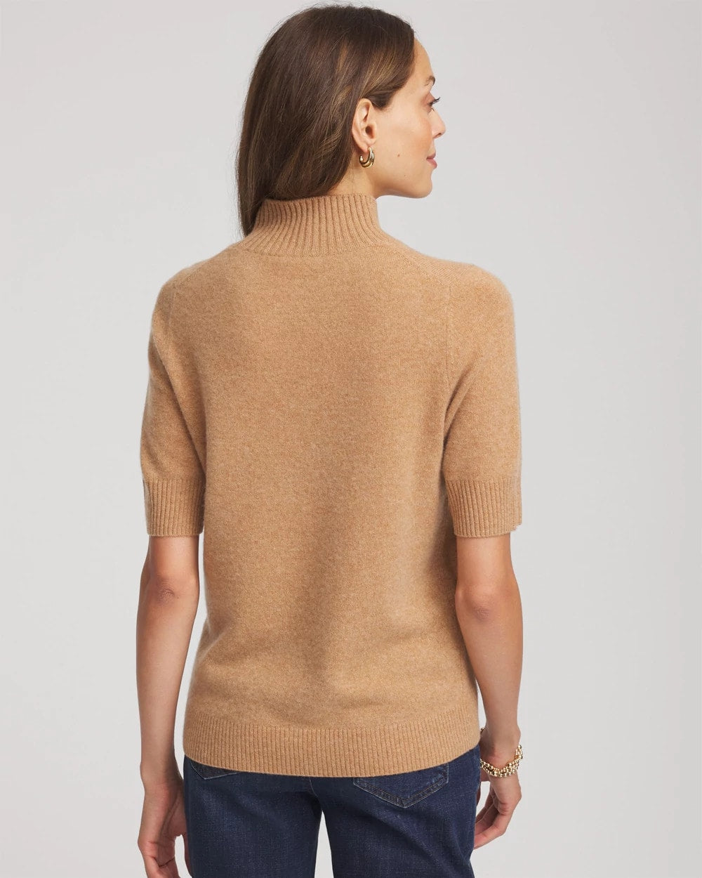 Chico's - Cashmere Elbow-Sleeve Sweater