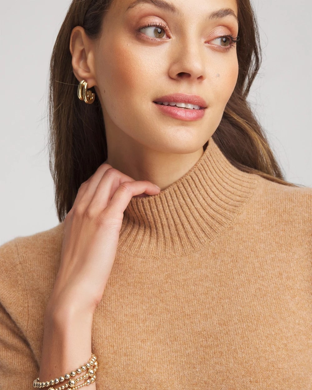 Chico's - Cashmere Elbow-Sleeve Sweater